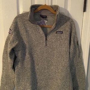 Patagonia 1/4 zip fleece-  Large -High Point Univ logo